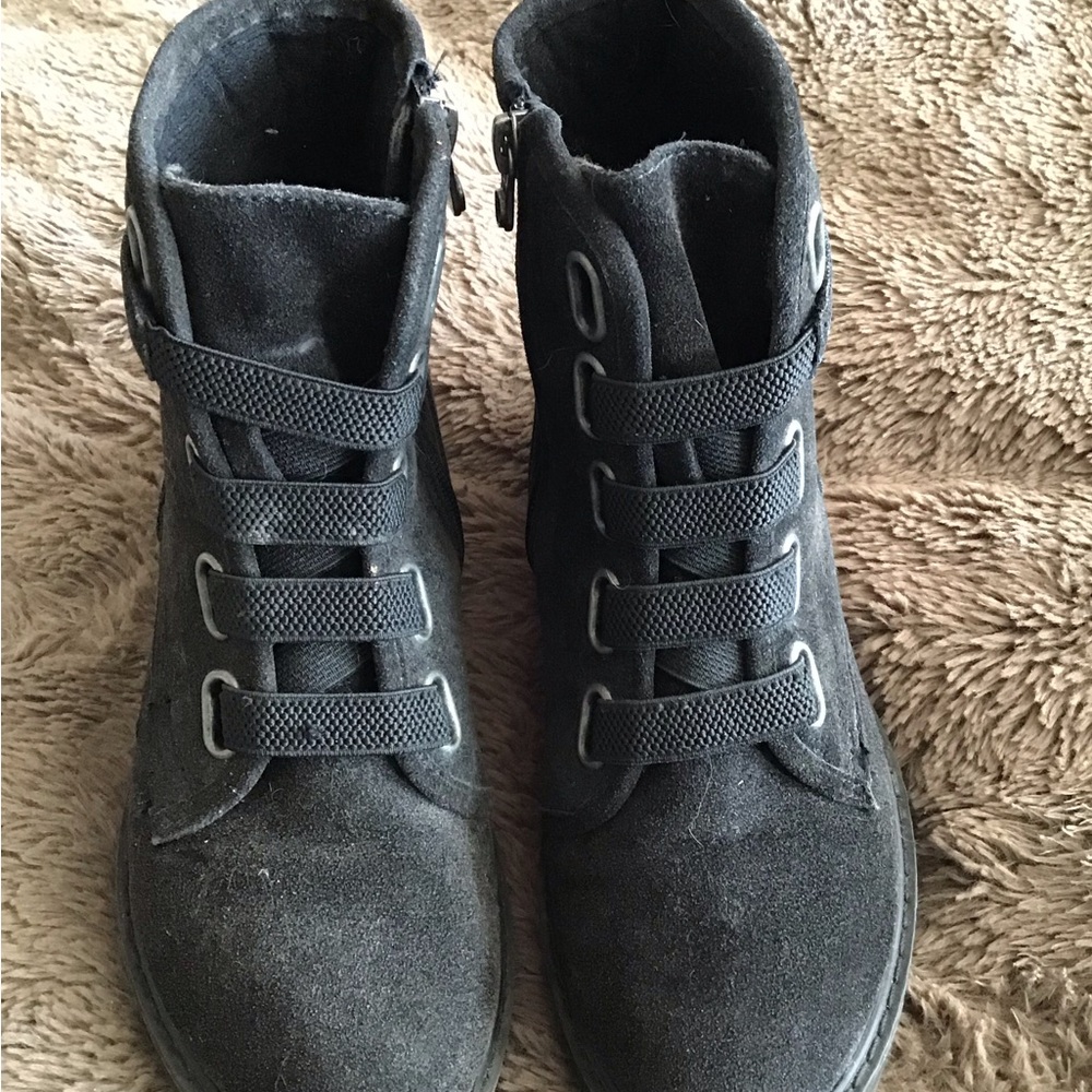 Blowfish Black Suede Ankle Boots